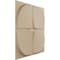 Ekena Millwork 19 5/8in. W x 19 5/8in. H Franklin EnduraWall Decorative 3D Wall Panel Covers 2.67 Sq. Ft. WP20X20FRGBE - alternate 5